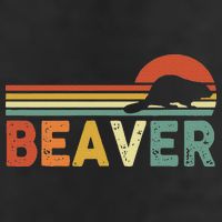 Beaver Retro Vintage 80s Style Beanie