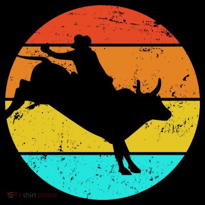 Bull Riding Vintage Rodeo T-Shirt