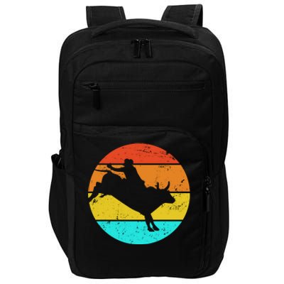 Bull Riding Vintage Rodeo Impact Tech Backpack