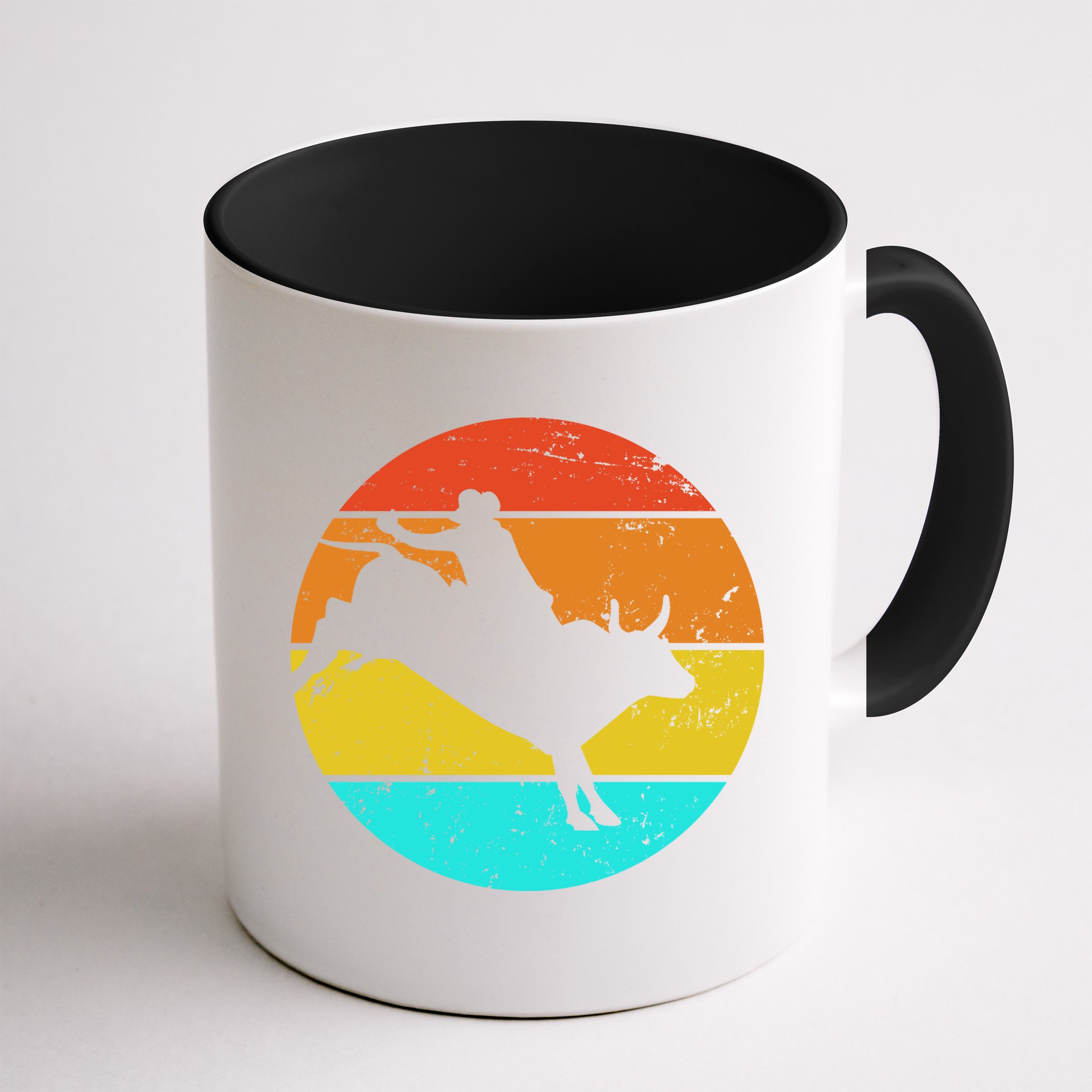 Bull Riding Vintage Rodeo Mug