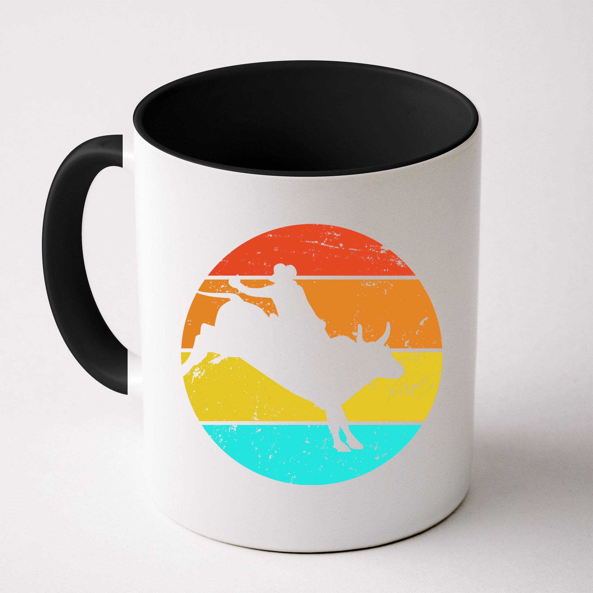 Bull Riding Vintage Rodeo Mug