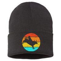 Bull Riding Vintage Rodeo Sustainable Knit Beanie