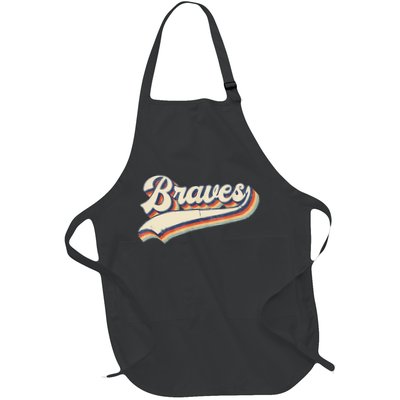 Braves Retro Vintage Baseball Apron