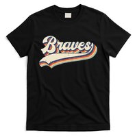Braves Retro Vintage Baseball T-Shirt