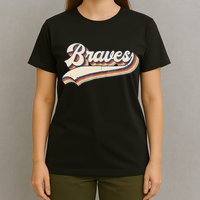 Braves Retro Vintage Baseball T-Shirt