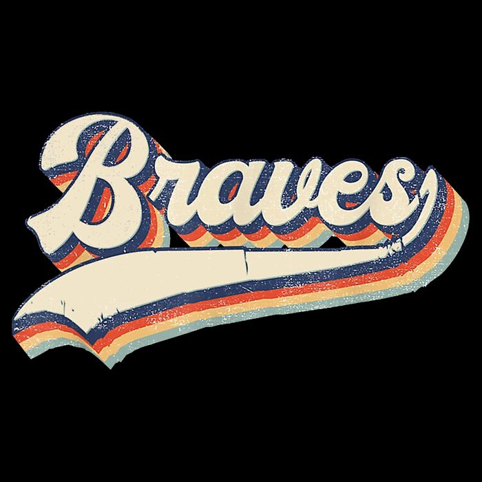 Braves Retro Vintage Baseball T-Shirt