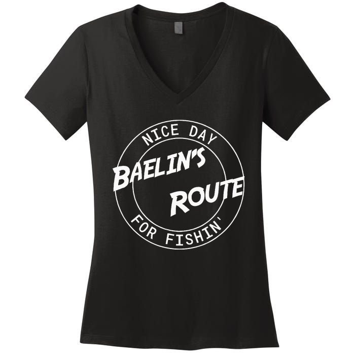 BaelinS Route Vivla La Dirt League Vldl Women's V-Neck T-Shirt