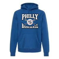 Baseball Retro Vintage Style Distressed Premium Hoodie