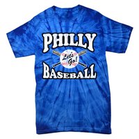 Baseball Retro Vintage Style Distressed Tie-Dye T-Shirt