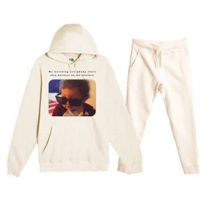 Baby Rey Viral Internet Tee Premium Hooded Sweatsuit Set