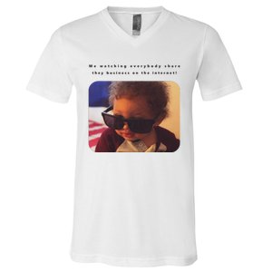 Baby Rey Viral Internet Tee V-Neck T-Shirt