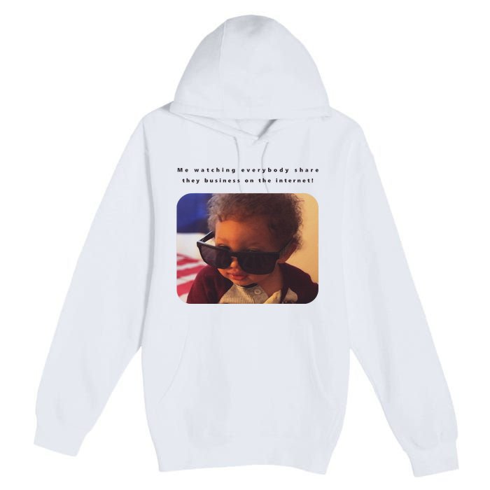 Baby Rey Viral Internet Tee Premium Pullover Hoodie