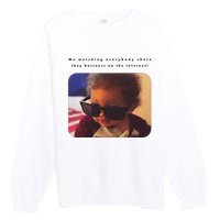 Baby Rey Viral Internet Tee Premium Crewneck Sweatshirt