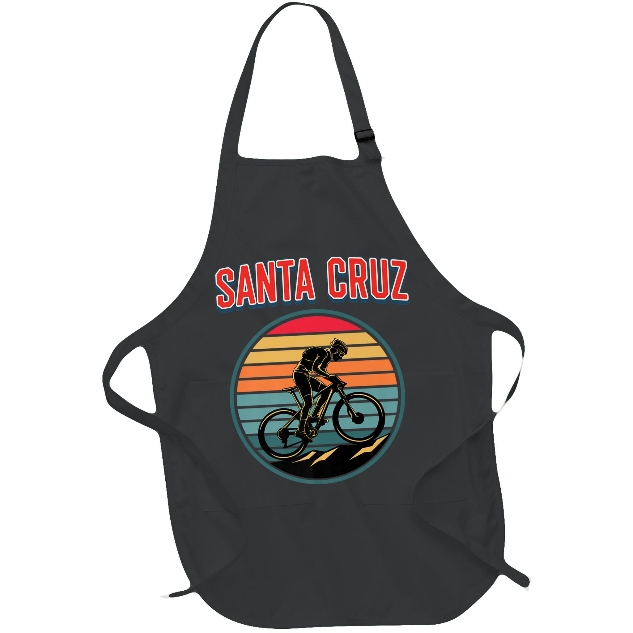 Bike Retro Vintage Santa Cruz Summer Bicycle Biking Premium Apron