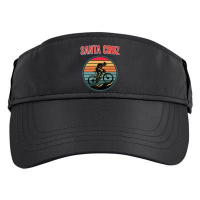 Bike Retro Vintage Santa Cruz Summer Bicycle Biking Premium Adult Drive Performance Visor