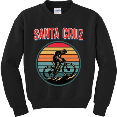 Bike Retro Vintage Santa Cruz Summer Bicycle Biking Premium Kids Sweatshirt