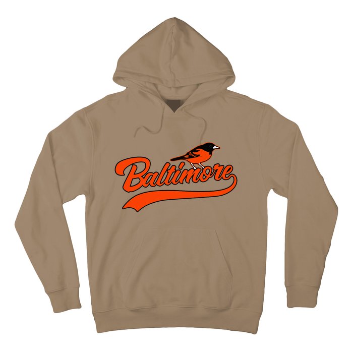 Baltimore Retro Vintage Baseball Classic Maryland Hoodie