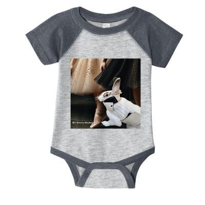 Bunny Rabbit With Ballet Dancers Infant Baby Jersey Bodysuit
