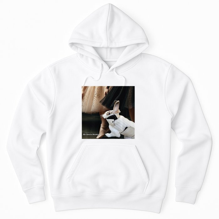 Bunny Rabbit With Ballet Dancers Hoodie