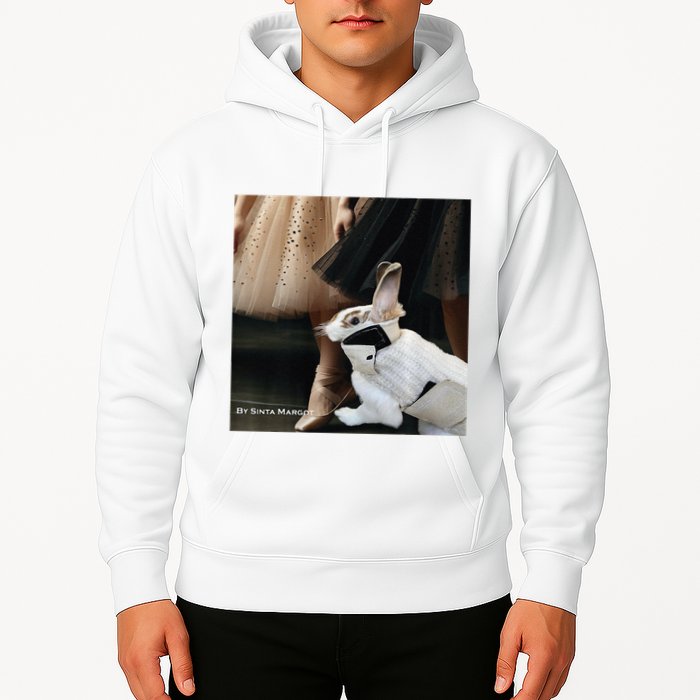 Bunny Rabbit With Ballet Dancers Hoodie