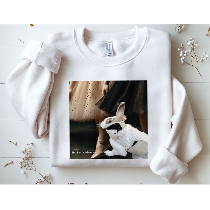 Bunny Rabbit With Ballet Dancers Sweatshirt