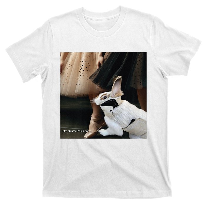 Bunny Rabbit With Ballet Dancers T-Shirt