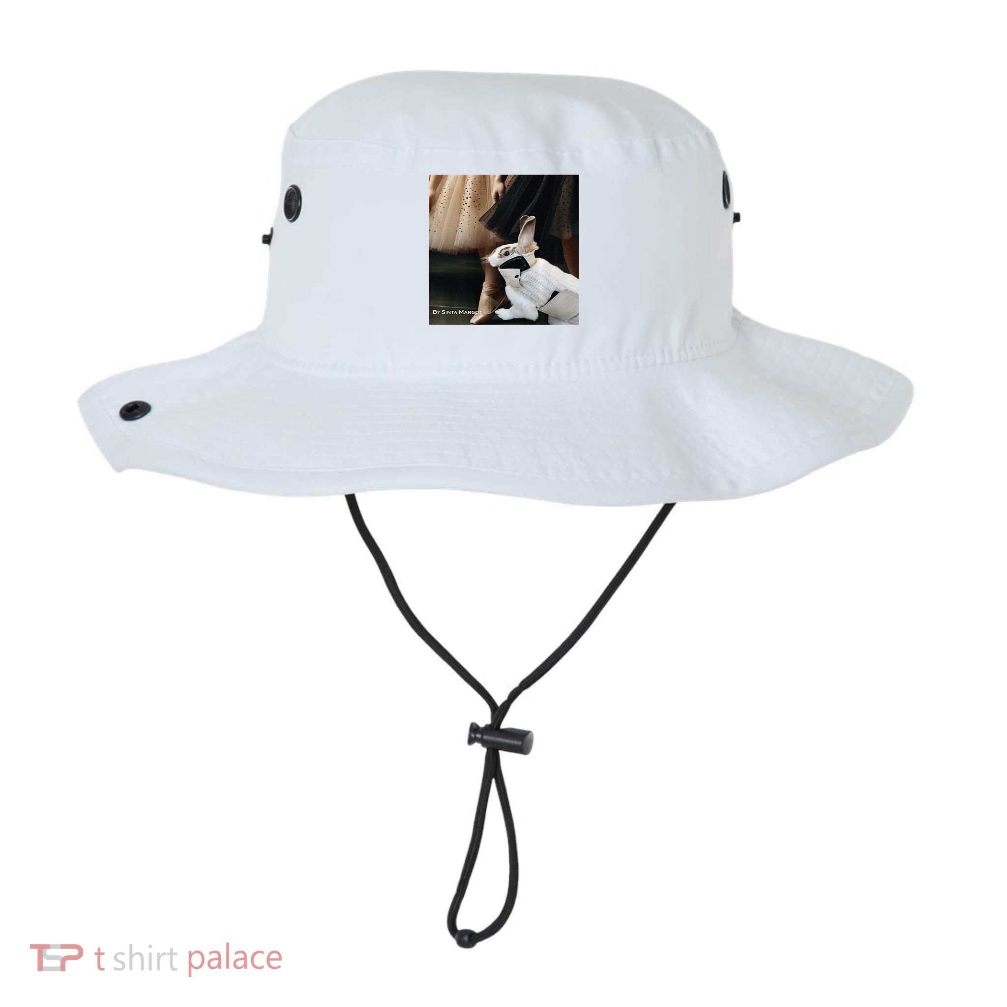 Bunny Rabbit With Ballet Dancers Bucket Hat