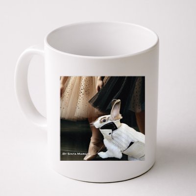 Bunny Rabbit With Ballet Dancers Coffee Mug