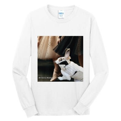 Bunny Rabbit With Ballet Dancers Tall Long Sleeve T-Shirt