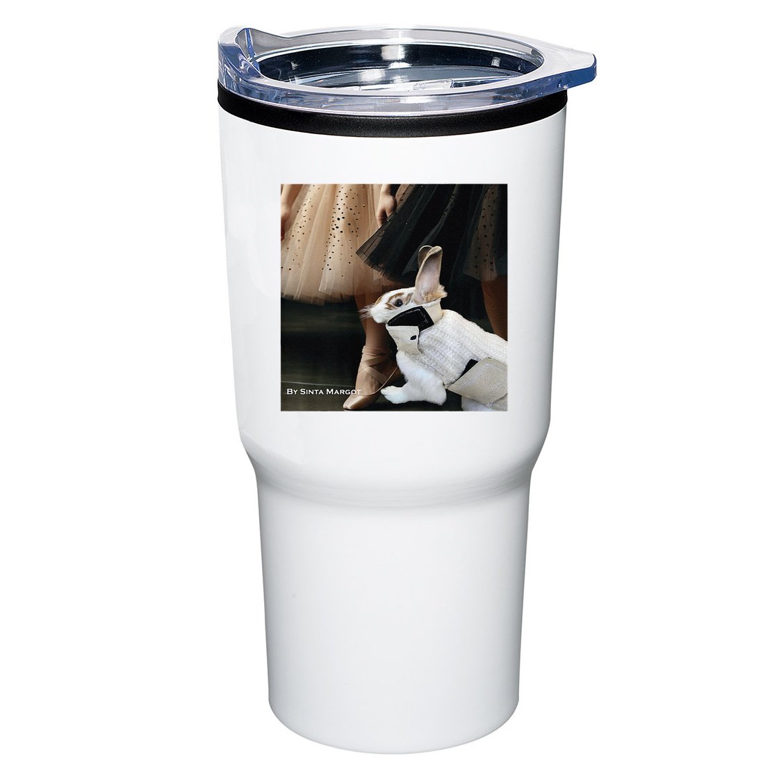 Bunny Rabbit With Ballet Dancers Tumbler