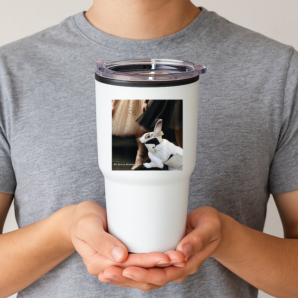 Bunny Rabbit With Ballet Dancers Tumbler