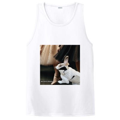 Bunny Rabbit With Ballet Dancers PosiCharge Competitor Tank