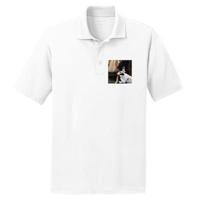 Bunny Rabbit With Ballet Dancers PosiCharge RacerMesh Polo