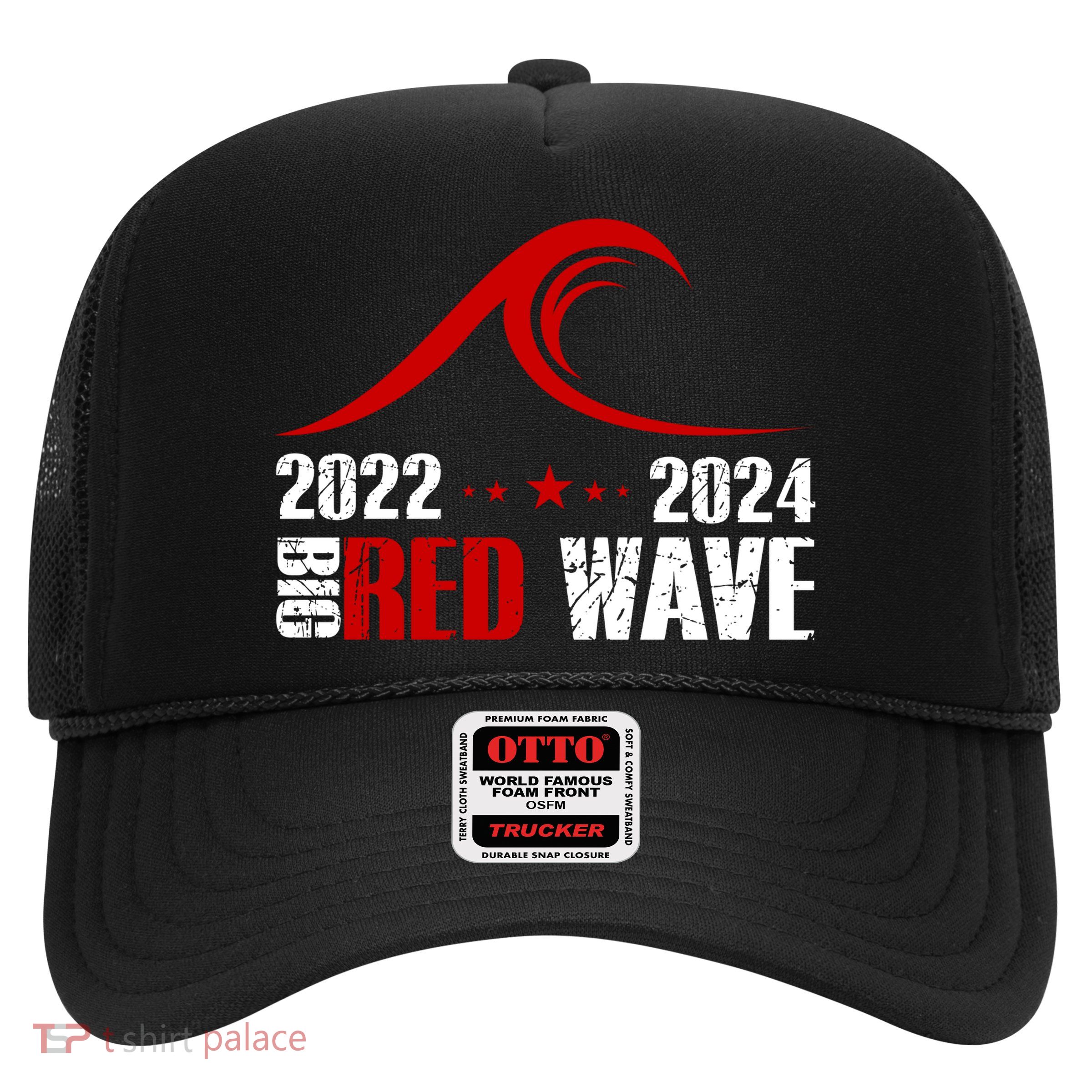 Big Red Wave Pro Republican 2024 Trucker Hat