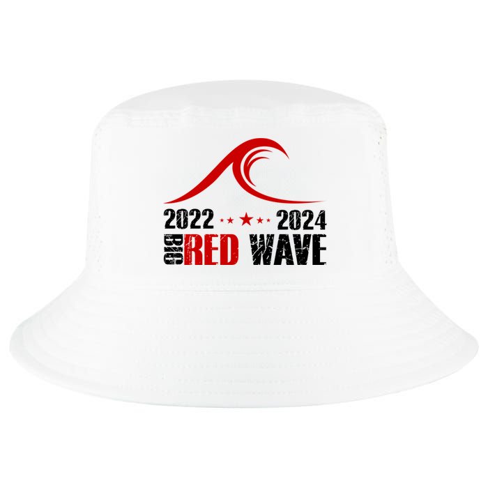 Big Red Wave Pro Republican 2024 Cool Comfort Performance Bucket Hat