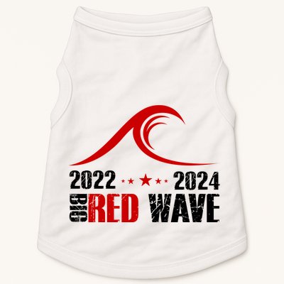 Big Red Wave Pro Republican 2024 Doggie Tank
