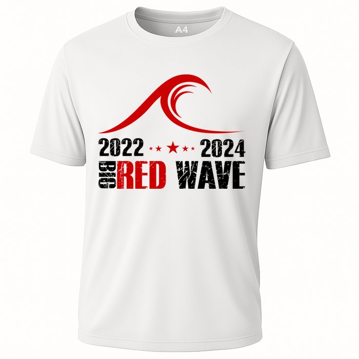 Big Red Wave Pro Republican 2024 Cooling Performance Crew T-Shirt