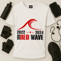 Big Red Wave Pro Republican 2024 Cooling Performance Crew T-Shirt
