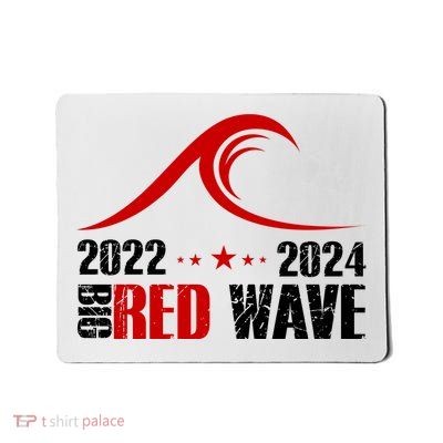 Big Red Wave Pro Republican 2024 Mousepad
