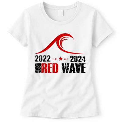 Big Red Wave Pro Republican 2024 Womens T-Shirt