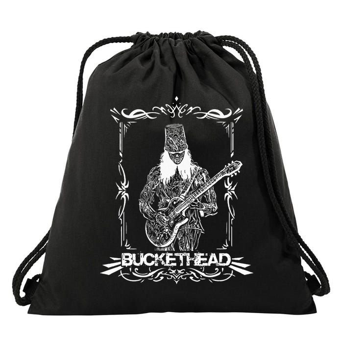 Buckethead Robot X Ray Bucketheadland Pikes Bucketbot Drawstring Bag