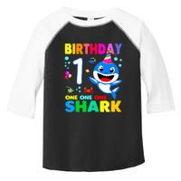 Birthday Shark 1st Girl One 1 Year Old Family Toddler Fine Jersey T-Shirt