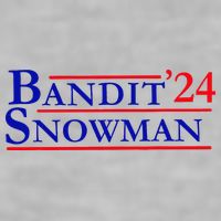 Bandit Snowman 24 Retro Election Style Funny 2024 Bandit Ladies PosiCharge Tri-Blend Wicking Tank