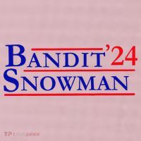 Bandit Snowman 24 Retro Election Style Funny 2024 Bandit 25L Jumbo Tote