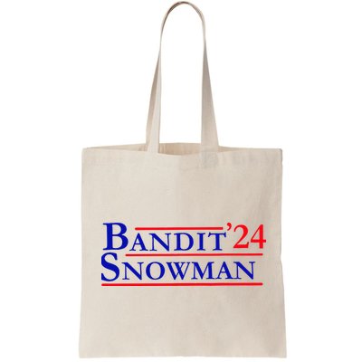 Bandit Snowman 24 Retro Election Style Funny 2024 Bandit Bag