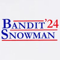 Bandit Snowman 24 Retro Election Style Funny 2024 Bandit Cool Comfort Performance Bucket Hat