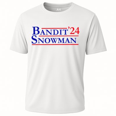 Bandit Snowman 24 Retro Election Style Funny 2024 Bandit Performance Shirt
