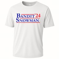 Bandit Snowman 24 Retro Election Style Funny 2024 Bandit Performance Shirt