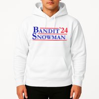 Bandit Snowman 24 Retro Election Style Funny 2024 Bandit Hoodie