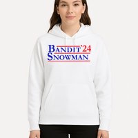 Bandit Snowman 24 Retro Election Style Funny 2024 Bandit Hoodie